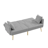 Simplie Fun Velvet Sofa Bed