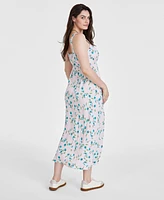 On 34th Women's Printed Empire-Waist Midi Dress, Created for Macy's