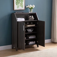 Streamdale Furniture Shoe/Storage Cabinet Distressed Grey