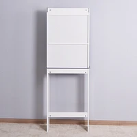 Modern Over The Toilet Space Saver Organization Wood Storage Cabinet For Home, Bathroom