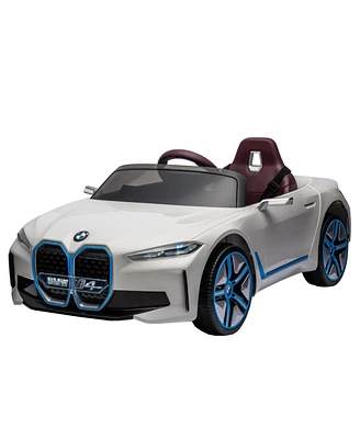 Streamdale Furniture Bmw I4 Kids Ride On Car with Remote Control & Features