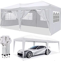 Streamdale Furniture Ez Pop Up Canopy with Side Walls + Weight Bags