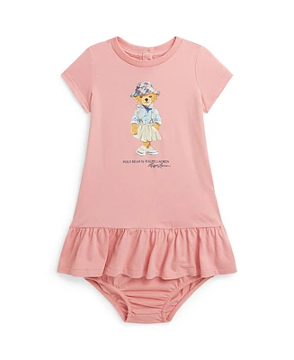 Polo Ralph Lauren Baby Girls Bear Cotton Tee Dress