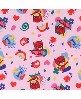 Pj Masks Toddler Girls' Gekko Catboy Owlette Protect Our Planet Footless Sleeper Pajama Kids