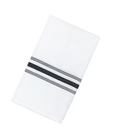 Arkwright Home Mariposa Bistro Dinner Napkins (12 Pack), 18x22, Soft Spun Polyester, Striped Color Options