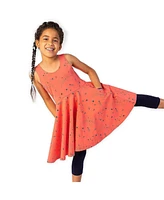 Mightly Girls Fair Trade Organic Cotton Print Sleeveless Twirl Dress