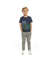 Andy & Evan Toddler Boys Toddler/Child Crossbody Bag Short Sleeve Ringer Tee