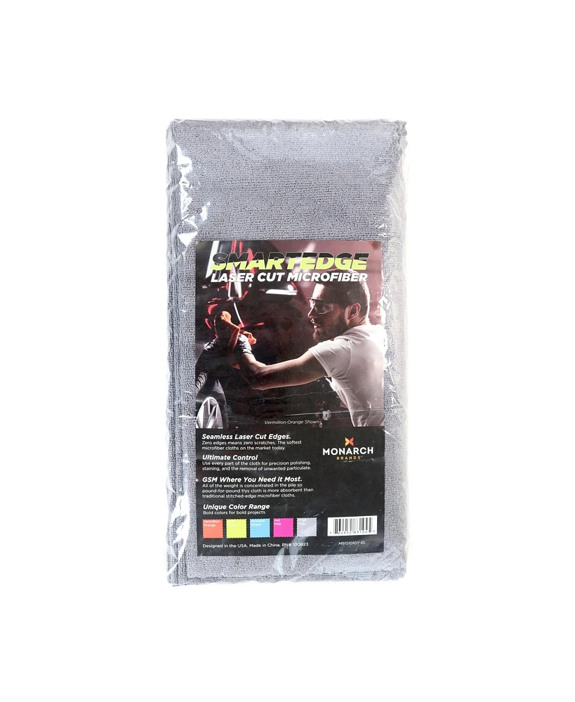 Arkwright Home Smart Edge Microfiber Cleaning Cloths (12 Pack), 16x16 in., Streak-Free, Reusable, Color Options