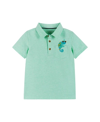 Andy & Evan Toddler Boys / Toucan Pocket Knit Polo Shirt