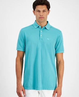 Tommy Bahama Men's Lookout Washed Solid Short-Sleeve Polo Shirt