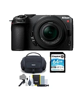 Nikon Z30 Mirrorless Camera with 16-50mm Lens with Gadget Bag and Memory Card