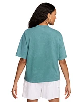 Nike Women's Sportswear Cotton Crewneck Short-Sleeve T-Shirt