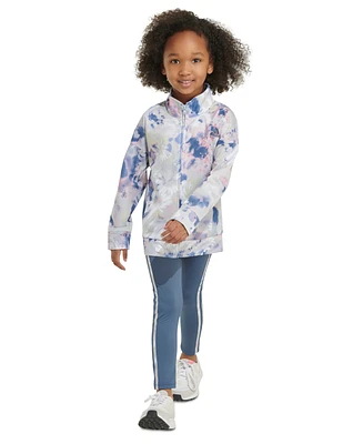 adidas Toddler & Little Girls 2-Pc. Printed Tricot Jacket Leggings Set