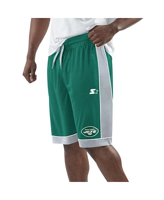 Starter Men's Green/White New York Jets Fan Favorite Fashion Shorts