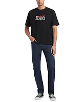 Guess Jeans Men's Embroidered Logo Graphic T-Shirt