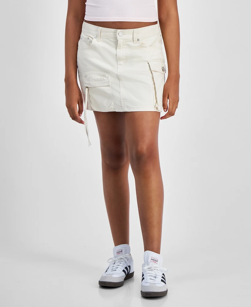 Indigo Rein Juniors' Cargo Mini Skirt