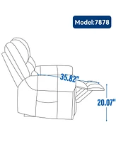 Streamdale Furniture 350 lbs Power Lift Recliner with Heat Massage