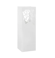vidaXL Umbrella Stand Stones Steel White