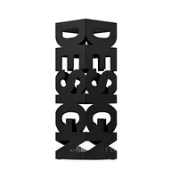 vidaXL Umbrella Stand Design Steel Black