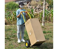 Dual Purpose Hand Truck Dolly & Push Cart