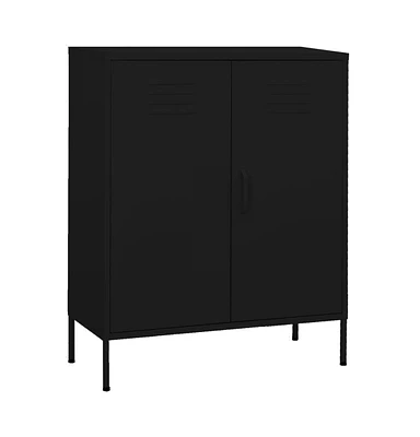 vidaXL Storage Cabinet 31.5"x13.8"x40" Steel