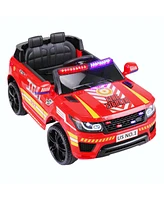 Simplie Fun 12V Ride On Police Car with Remote Control