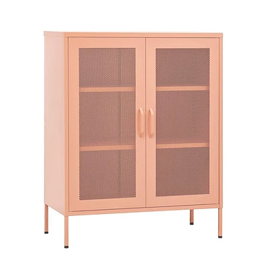 vidaXL Storage Cabinet 31.5"x13.8"x40" Steel