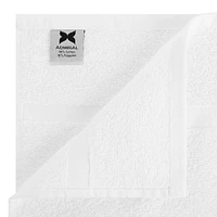 Arkwright Home Admiral Hand Towels (12 Pack), 16x27 in., Cotton Poly Blend, White