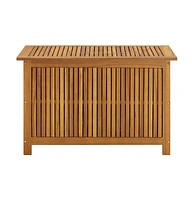 vidaXL Patio Storage Box 35.4"x19.7"x22.8" Solid Wood Acacia