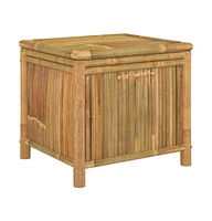 vidaXL Patio Storage Box 23.6"x20.5"x21.7" Bamboo