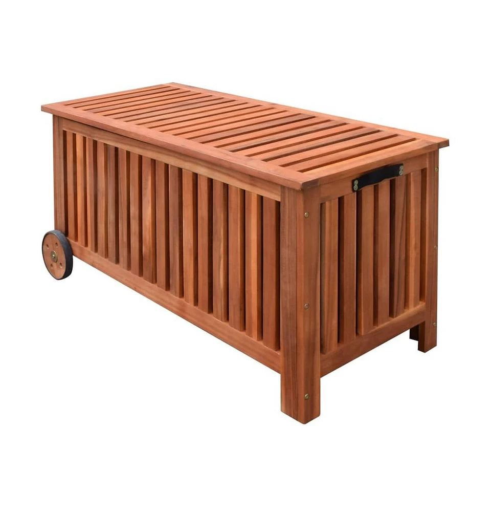 vidaXL Patio Storage Box 46"x20"x23" Wood