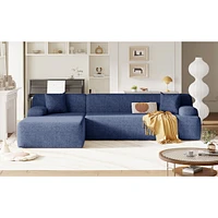 Simplie Fun Simplified Style L-Shape Modular Sectional Sofa