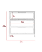 Cannon 3-Drawer Rectangle Dresser Light Grey