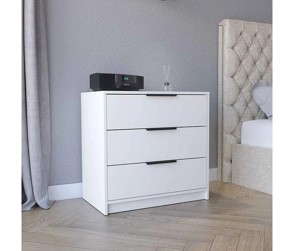 Kaia 3 Drawers Dresser, Superior Top