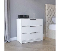 Kaia 3 Drawers Dresser, Superior Top