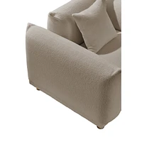 Streamdale Furniture Luxurious Teddy Velvet Sofa - Enhance Your Living Space With Plush Comfort