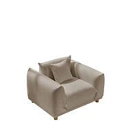 Streamdale Furniture Luxurious Teddy Velvet Sofa - Enhance Your Living Space With Plush Comfort