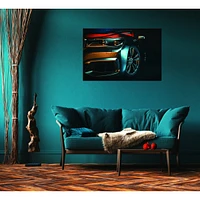 Simplie Fun Midnight Sedan Acrylic Wall Art (32 H X 48 W)