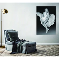 Simplie Fun Dress Of Marilyn Monroe Acrylic Wall Art (48 H X 32 W)