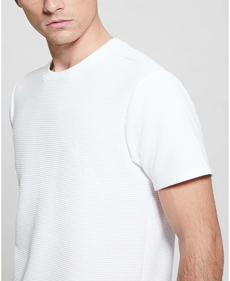 Guess Men's Textured Stripe Tee