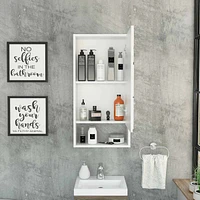 Burlington Rectangle Medicine Cabinet With Mirror White