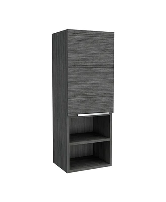 Streamdale Furniture Kingston Rectangle 2-Shelf Medicine Cabinet Smokey Oak