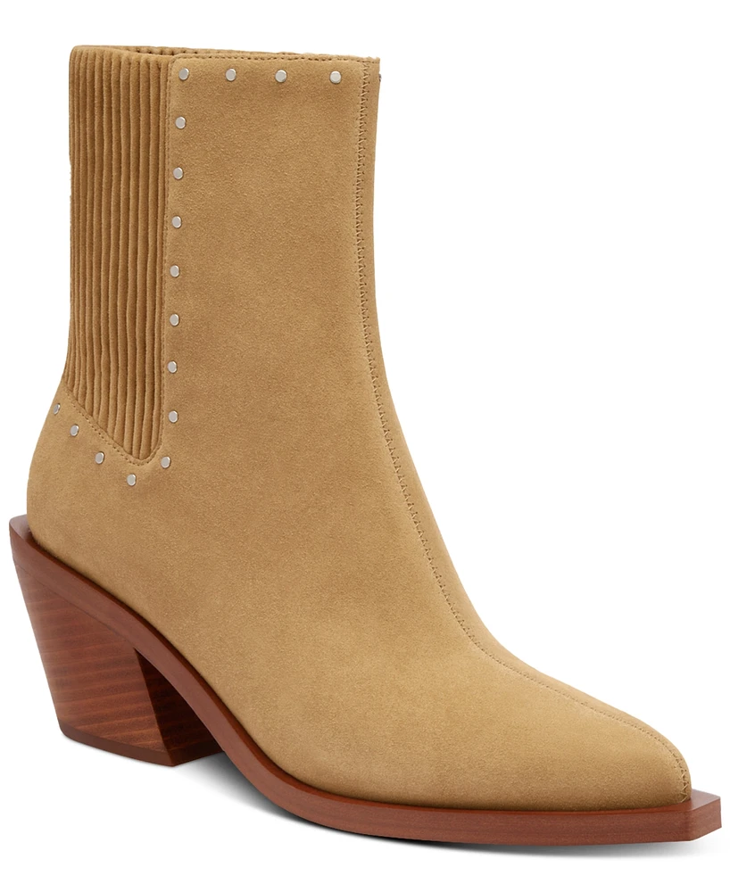 Coach Women's Prestyn Pointed-Toe Western Chelsea Boots