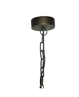 Storied Home Draped Wood Bead Chandelier