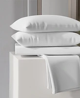 Purity Home Ultra-Light Cool Crisp 100% Cotton Percale 4-Pc. Sheet Set, Queen