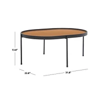 Safavieh Emmerich Mirrored Coffee Table