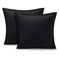 Bare Home Ultra-Soft Double Brushed Pillow Sham Set