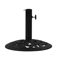 vidaXL Umbrella Base 15.7"x15.7"x12.6" Cast Iron