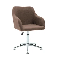 vidaXL Swivel Dining Chair Fabric