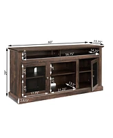 Modern 65" Tv Media Stand with Open/Closed Storage